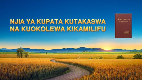 Njia ya Kupata Kutakaswa na Kuokolewa Kikamilifu