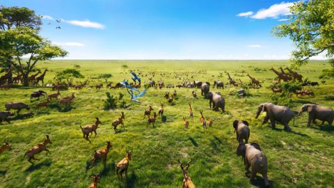 Kwenye Siku ya Sita, Muumba Aongea, na Kila Aina ya Kiumbe Hai Akilini Mwake Chajitokeza, Kimoja Baada ya Kingine